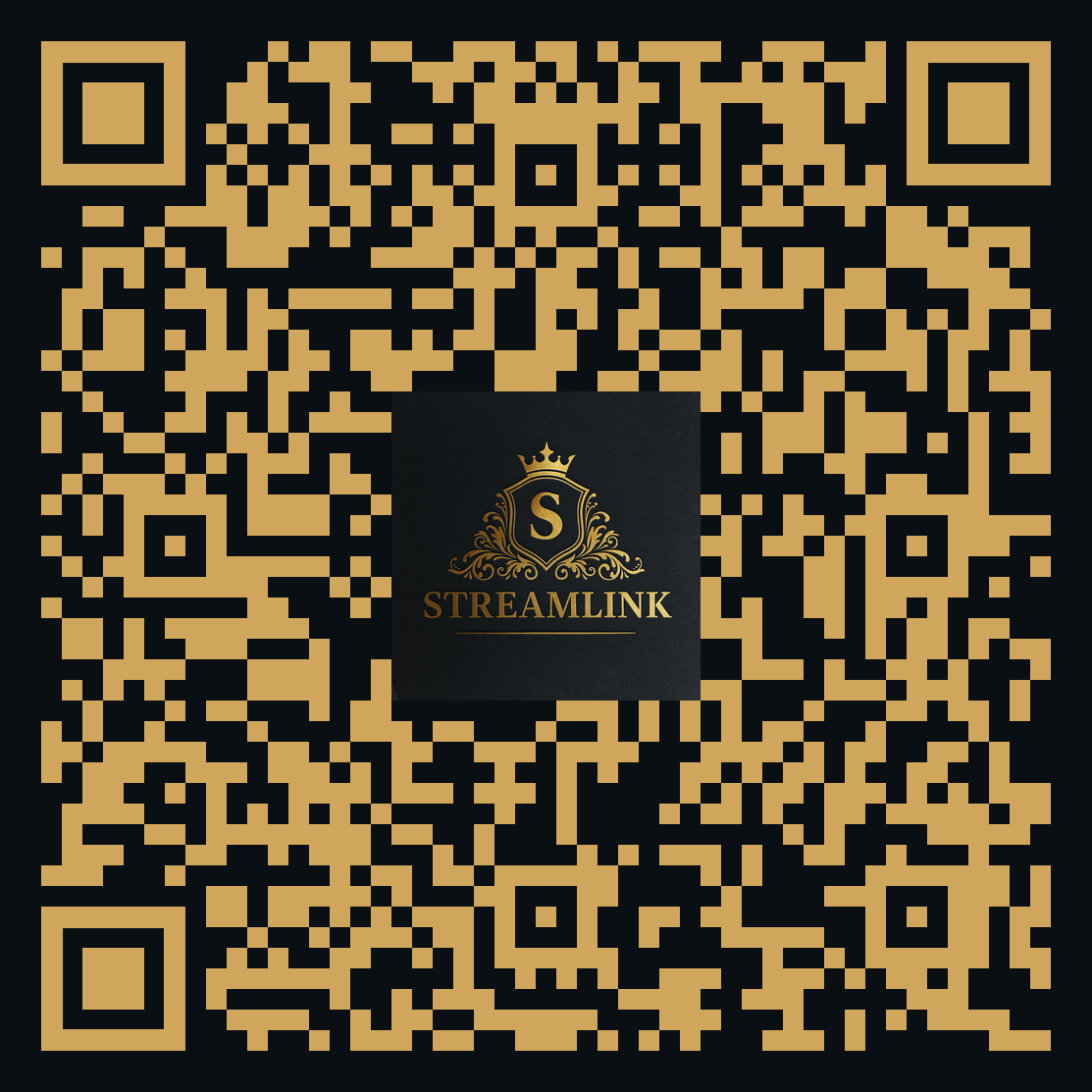 QR code for StreamLink app download